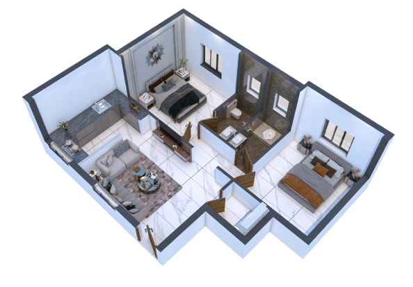 2BHK Flats